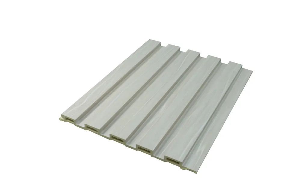 ไม้ผนัง (ใช้ภายใน) 5ลอนเล็กตื้น สีเมเปิ้ล