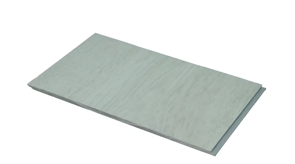 พื้นไม้SPC แบบคลิ๊กล๊อค มีรองโฟม สีเทาอ่อน