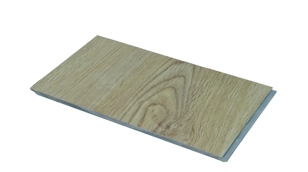 พื้นไม้SPC แบบคลิ๊กล๊อค มีรองโฟม สีครีมมินิมอล