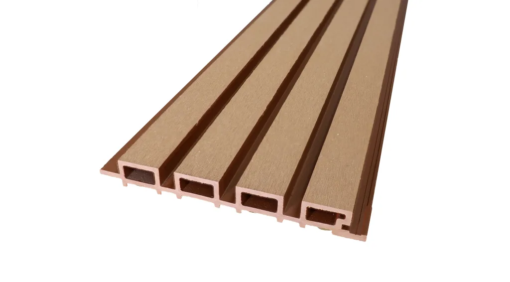 ไม้ผนัง 4 รอน กำแพงเมืองจีน สีไม้สัก