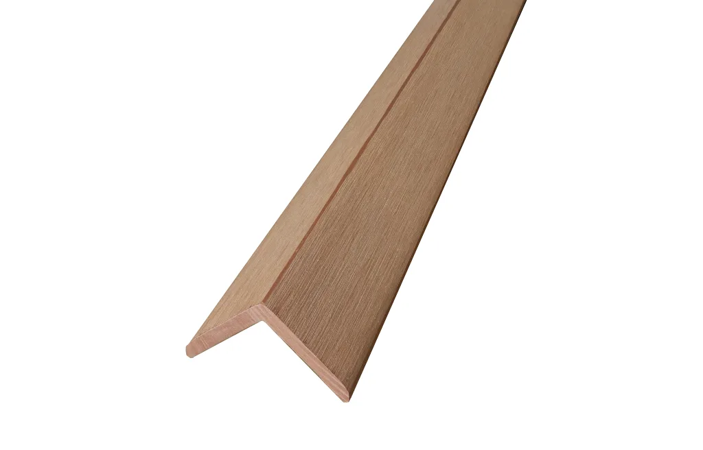 ไม้เทียม ขอบจบ ฉากตัวจบ สีไม้สัก