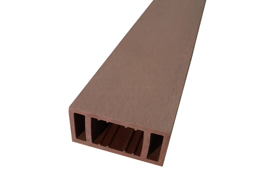 ระแนงไม้เทียม 3 รู สีน้ำตาล