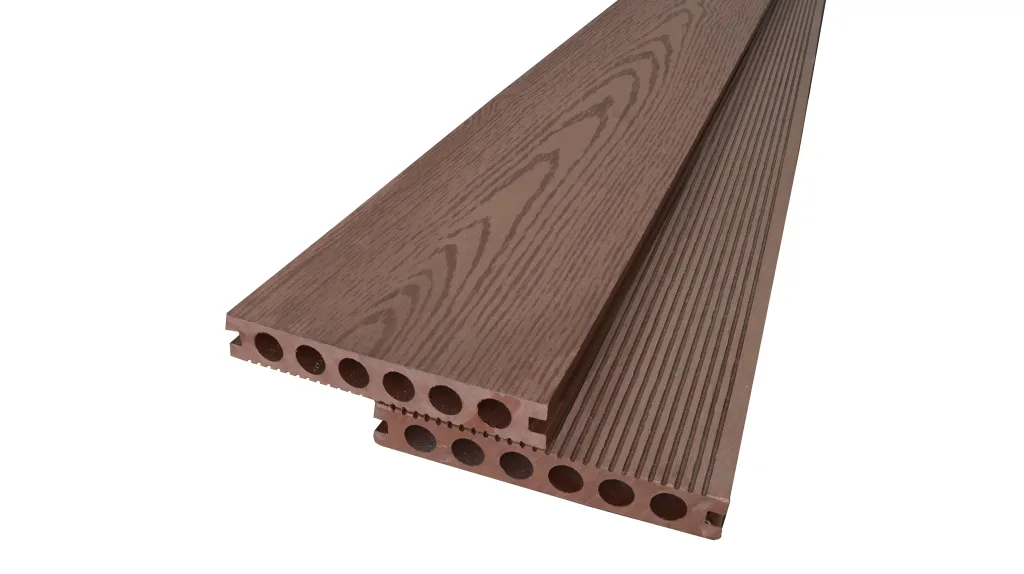 พื้นไม้เทียม ผนังเรียบ ลายไม้ สีน้ำตาล